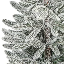 Discount Pre-Lit Manchester Spruce in White Planter, 44 in. Christmas Trees