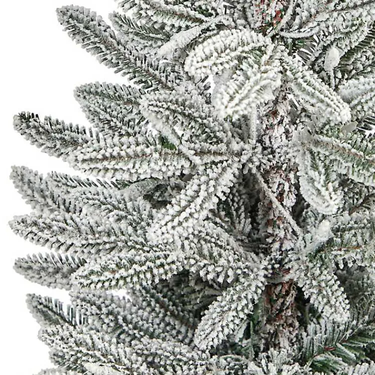 Discount Pre-Lit Manchester Spruce in White Planter, 44 in. Christmas Trees