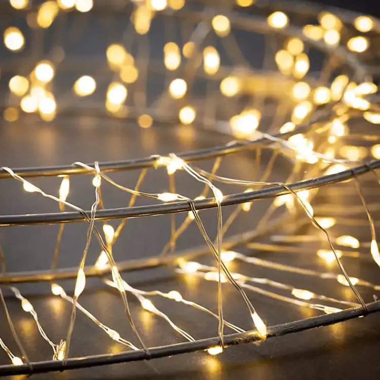 Online Pre-Lit Metallic Christmas Wreath Christmas Wreaths