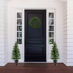 Hot Pre-Lit 3-pc. Christmas ery Set Christmas Arrangements & Garland