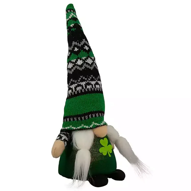 Online Pre-Lit St. Patrick's Day Girl Gnome Figurine St Patricks Day Decorations