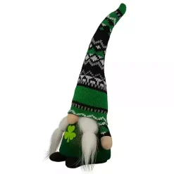Online Pre-Lit St. Patrick's Day Girl Gnome Figurine St Patricks Day Decorations