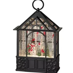 Outlet Pre-Lit Swirly Snow Gazebo Figurine Christmas Decorations