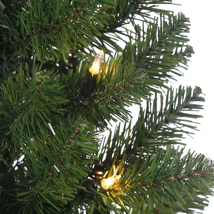 Outlet Pre-Lit Vancouver Pine 4-pc. Christmas Floral Set Christmas Arrangements & Garland