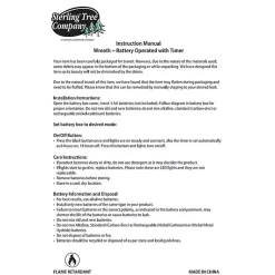 Outlet Pre-Lit Vancouver Pine 4-pc. Christmas Floral Set Christmas Arrangements & Garland