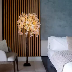 New Pre-Lit Warm LED Cherry Blossom Tree, 5 ft. Trees & Topiaries