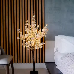 Sale Pre-Lit Warm LED Cherry Blossom Tree, 4 ft. Trees & Topiaries