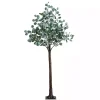 Clearance Pre-Lit Warm LED Eucalyptus Plant, 6 ft. Trees & Topiaries