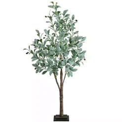Online Pre-Lit Warm LED Olive Tree, 4 ft. Trees & Topiaries