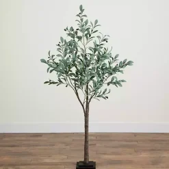 Sale Pre-Lit Warm LED Olive Tree, 5 ft. Trees & Topiaries