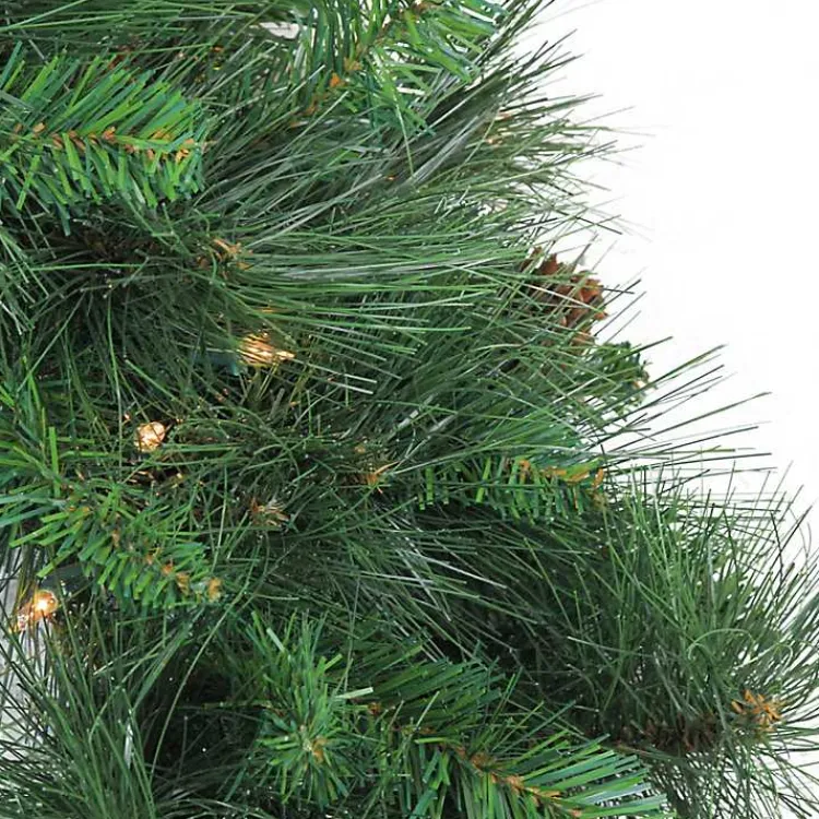 Best Pre-Lit White Valley Pine Wreath Wreaths