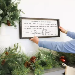 Prince of Peace Framed Wall Plaque Christmas Art & Wall Decor