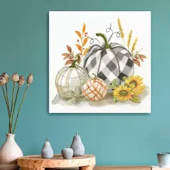 Sale Pumpkin Décor II Canvas Art Print, 20x20 Fall