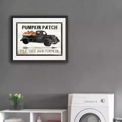 Outlet Pumpkin Patch Black Truck Giclee Canvas Art Print Fall