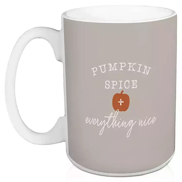 Pumpkin Spice Everything Nice Mugs, Set of 2 Fall