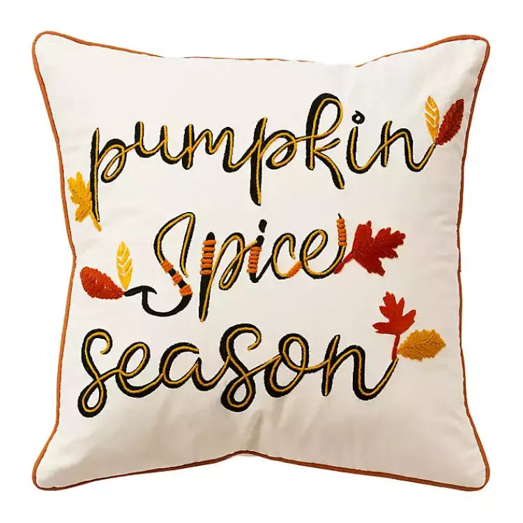Best Pumpkin Spice Season Harvest Throw Pillow Fall