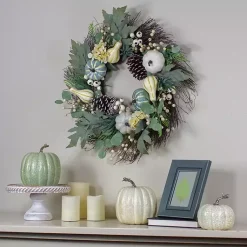 Discount Pumpkins and ery Mix Wreath Fall