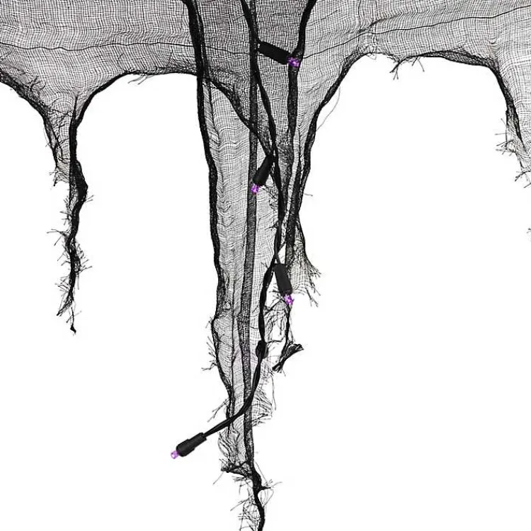 New Purple LED Gauze Drape Lights Halloween