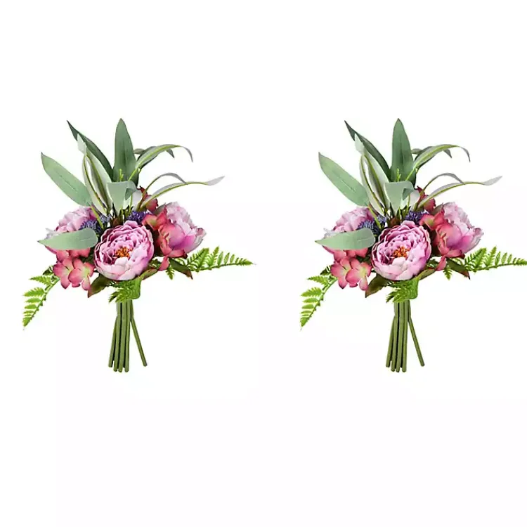 New Peony Bouquet, Set of 2 Stems & Bouquets