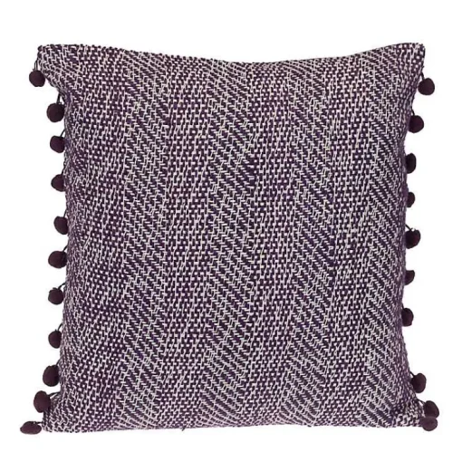 Woven Pom Pom Pillow Pillows