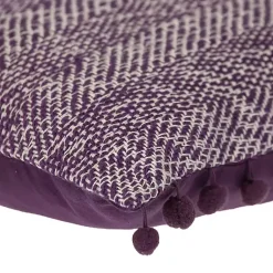 Woven Pom Pom Pillow Pillows