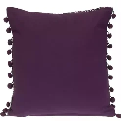 Woven Pom Pom Pillow Pillows