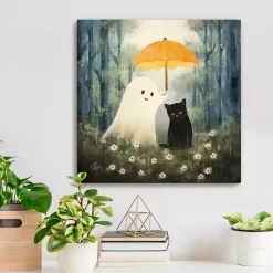 Outlet Purranormal Protection Halloween Canvas Art Print Halloween