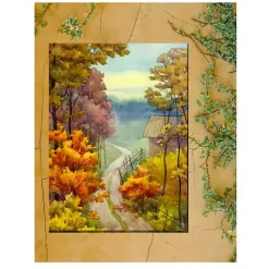 Kirklands Home Outdoor Wall Decor|Rambling Road Outdoor Canvas Art Print