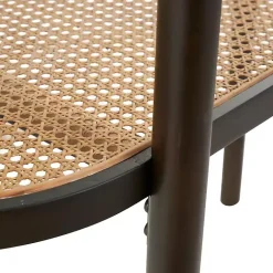 Kirklands Home Console Tables|Rattan and Glass 2-Tier Console Table