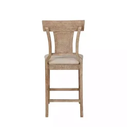 Kirklands Home Bar Stools & Counter Height Stools|Ray with Gray Wash Finish Counter Stool Brown