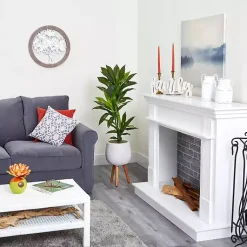 Discount Real Touch Dracaena in Mossy Tripod Planter Trees & Topiaries