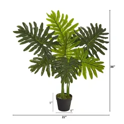 Sale Real Touch Potted Tree Philodendron, 36 in. Trees & Topiaries