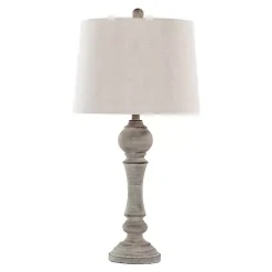 Kirklands Home Table Lamps|Reclaimed Wilton Table Lamps, Set of 2 Gray