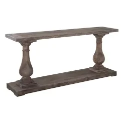 Kirklands Home Console Tables|Reclaimed Pine Caroline Console Table Brown