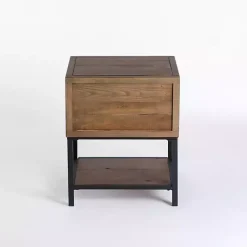 Kirklands Home Accent & End Tables|Reclaimed Wood Accent Table with Keeping Drawers Brown