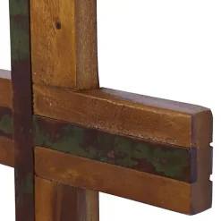 Kirklands Home Wall Plaques|Reclaimed Wood Cross Wall Plaque Brown