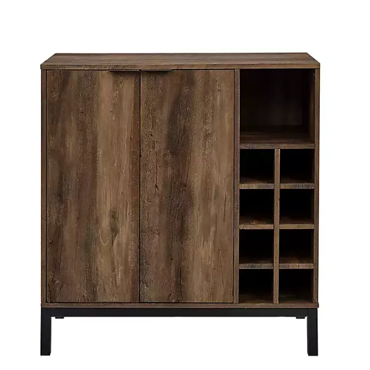 Kirklands Home Cabinets & Sideboards|Reclaimed Wood Industrial Bar Cabinet Brown