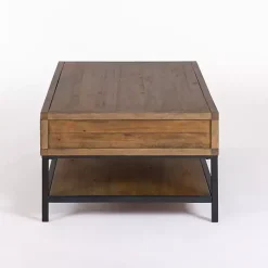 Kirklands Home Coffee Tables|Reclaimed Wood Keeping Drawers Coffee Table Brown