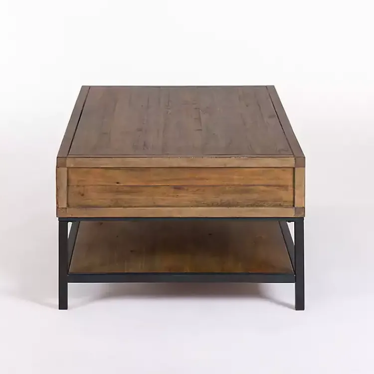 Kirklands Home Coffee Tables|Reclaimed Wood Keeping Drawers Coffee Table Brown