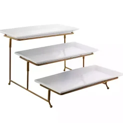 Kirklands Home Serving & Entertaining|Rectangular 3-Tier Serving Tray