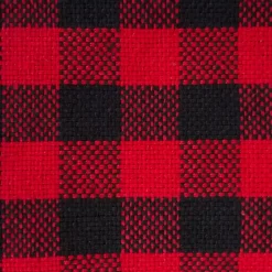 New Red & Black Buffalo Check Kitchen Towels, Set of 6 Christmas Dining & Entertaining
