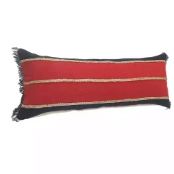 Discount Red & Navy Nautical Rope Lumbar Pillow Pillows