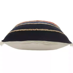 Online Red & Navy Nautical Rope Throw Pillow, 24x24 Pillows