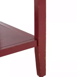 Kirklands Home Cabinets & Sideboards|& Oak 4-Drawer Charlotte Sideboard Red