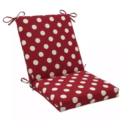 Kirklands Home Outdoor Cushions & Pillows|Red & White Polka Dot Outdoor Chair Cushion