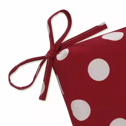 Kirklands Home Outdoor Cushions & Pillows|Red & White Polka Dot Outdoor Chair Cushion