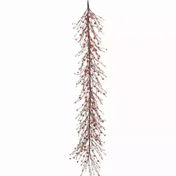 Best Red and Black Berry Twig Halloween Garland, 58 in. Halloween