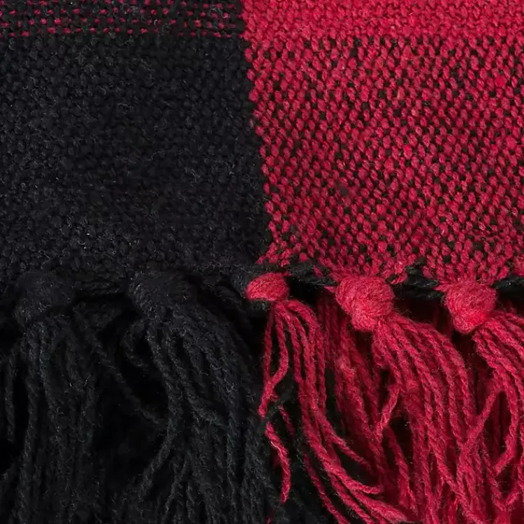 Online Red and Black Buffalo Check Throw Blankets & Throws