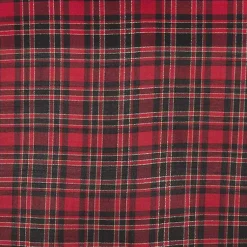 Discount Red and Black Classic Plaid Tree Skirt Christmas Tree Skirts & Collars