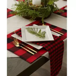 Best Red and Black Gingham Placemats, Set of 4 Christmas Dining & Entertaining